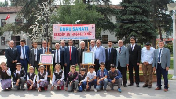 Alacabal Ortaokulu Ebru Sergisi