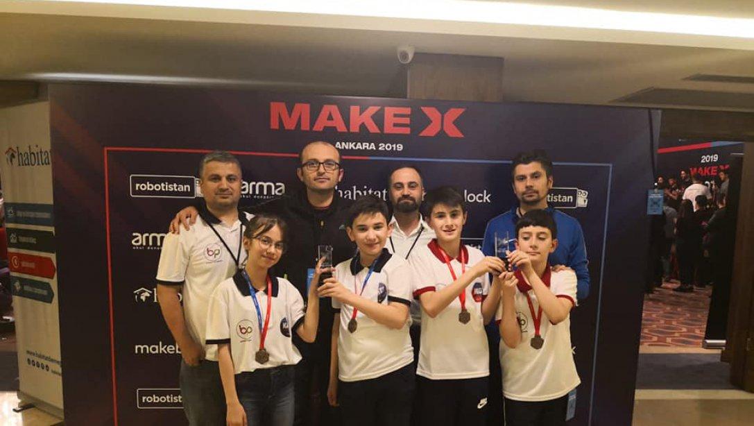 Makex Robotik Yarışması'da Türkiye Finallerindeyiz!