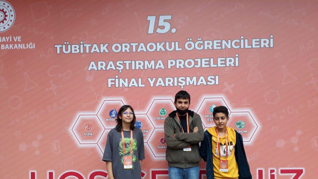 Türkiye Üçüncüsü Projemiz Ödülüne Kavuştu