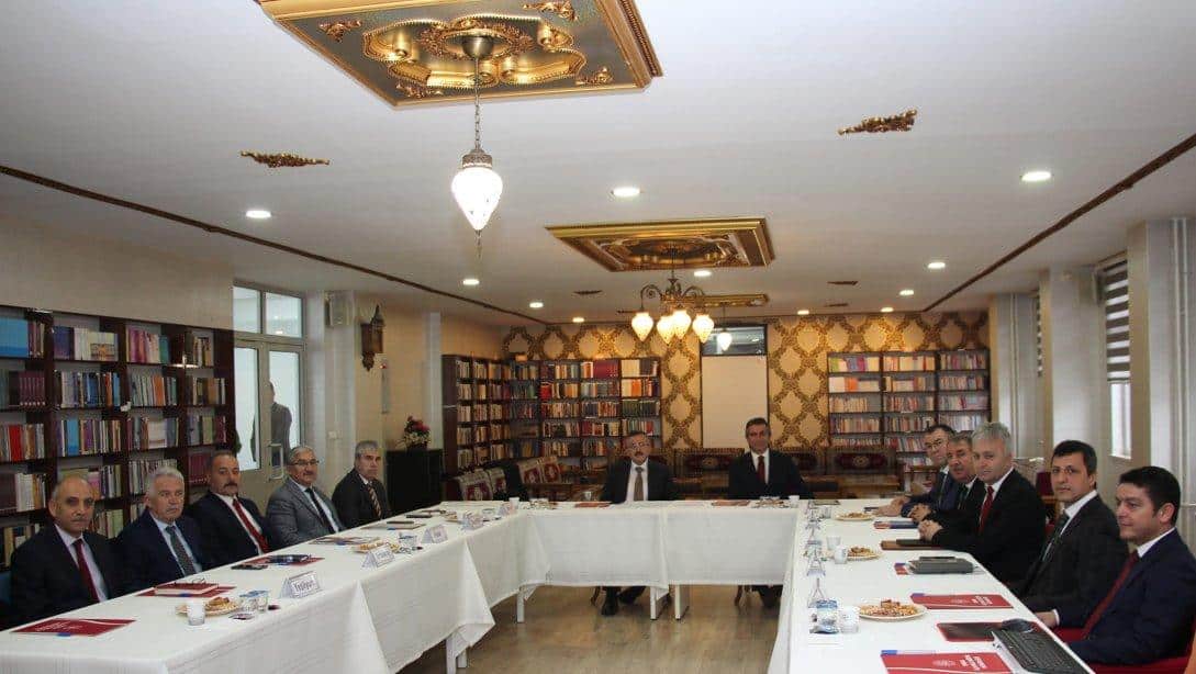 İlçe Milli Eğitim Müdürleri Toplantısı Erbaa'da Gerçekleşti